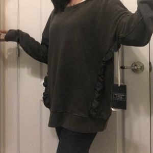 NWT A&F crew oversized vintage style sweatshirt